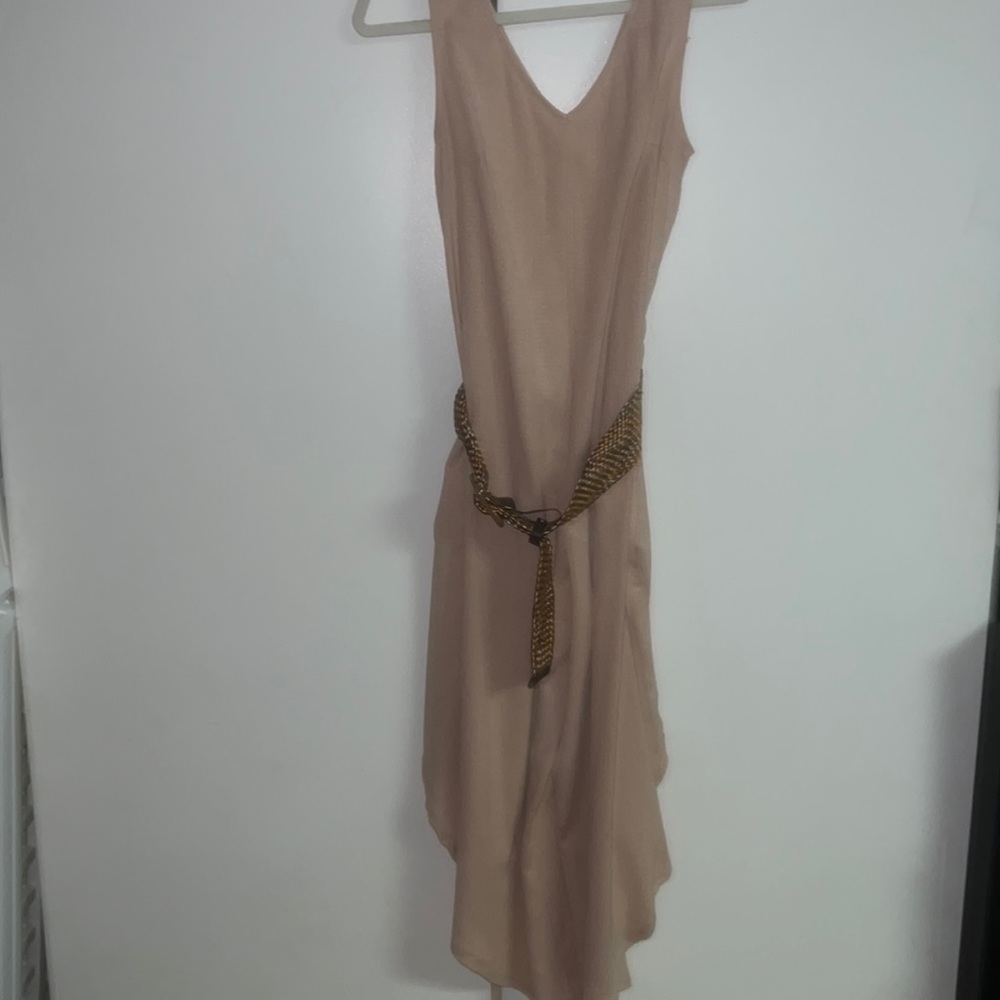 Tan romper with pockets